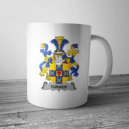 Irish Turner Coat of Arms Family Crest Ireland Mug Irish Mug