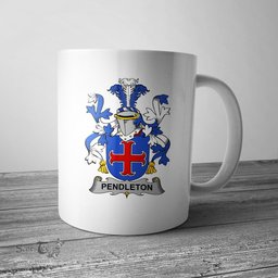 Irish Pendleton Coat of Arms Family Crest Ireland Mug Irish Mug
