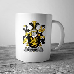 Irish Bramhall Coat of Arms Family Crest Ireland Mug Irish Mug
