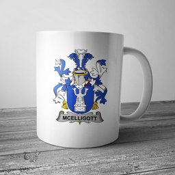 Irish McElligott Coat of Arms Family Crest Ireland Mug Irish Mug