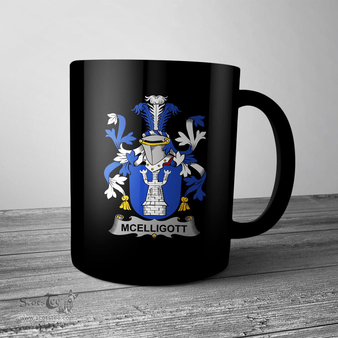 Irish McElligott Coat of Arms Family Crest Ireland Mug Irish Mug