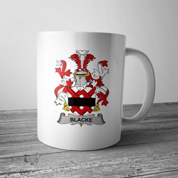 Irish Blacke Coat of Arms Family Crest Ireland Mug Irish Mug