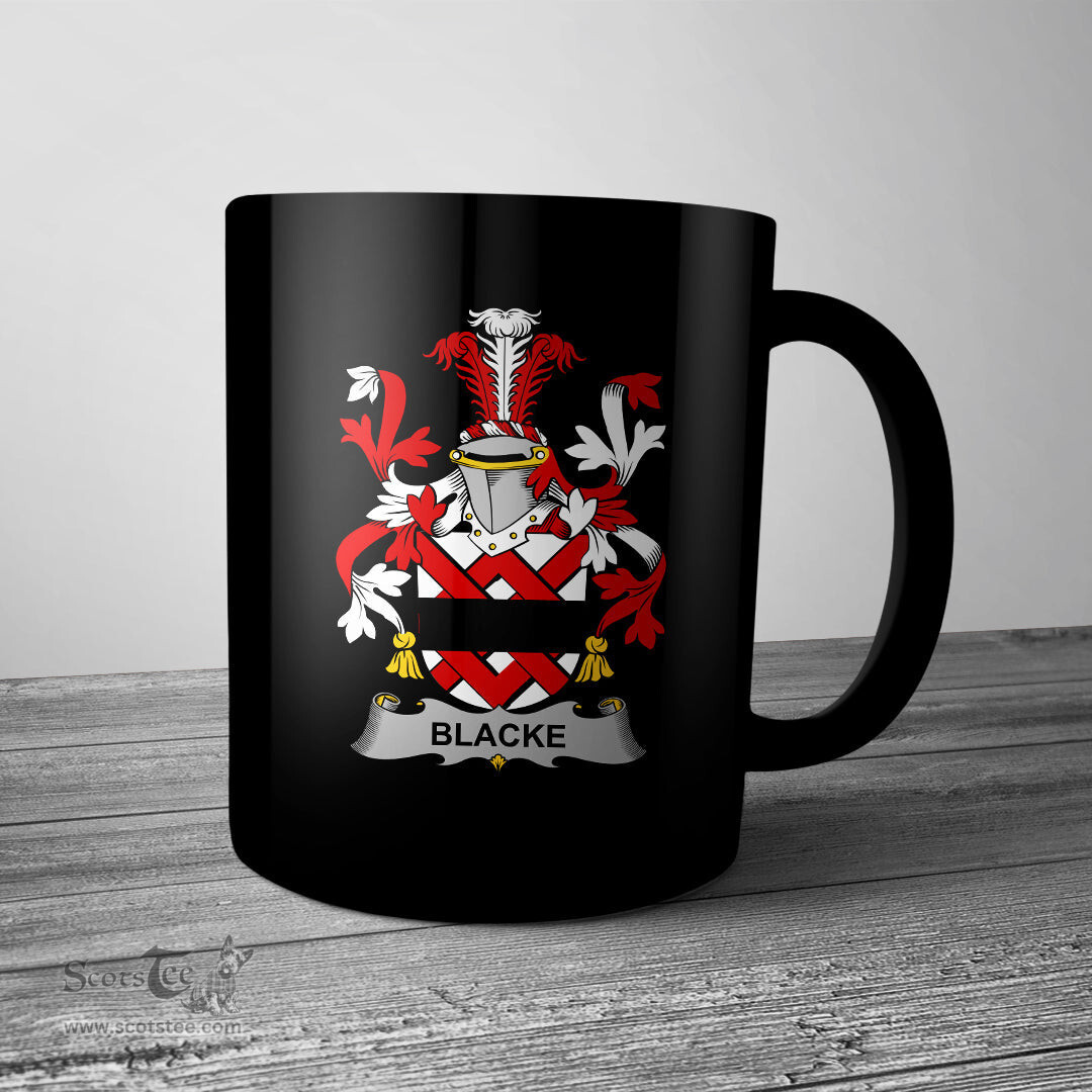 Irish Blacke Coat of Arms Family Crest Ireland Mug Irish Mug