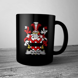 Irish Blacke Coat of Arms Family Crest Ireland Mug Irish Mug
