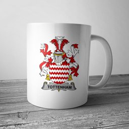 Irish Tottenham Coat of Arms Family Crest Ireland Mug Irish Mug