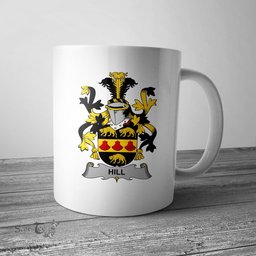 Irish Hill Coat of Arms Family Crest Ireland Mug Irish Mug