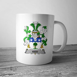 Irish Kidd Coat of Arms Family Crest Ireland Mug Irish Mug