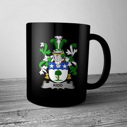 Irish Kidd Coat of Arms Family Crest Ireland Mug Irish Mug