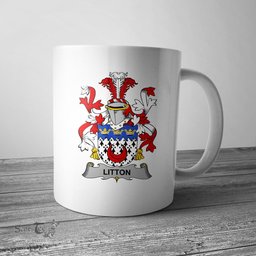 Irish Litton Coat of Arms Family Crest Ireland Mug Irish Mug