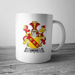 Irish Umfre Coat of Arms Family Crest Ireland Mug Irish Mug