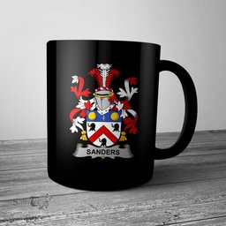 Irish Sanders Coat of Arms Family Crest Ireland Mug Irish Mug