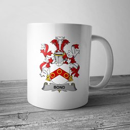 Irish Bond Coat of Arms Family Crest Ireland Mug Irish Mug