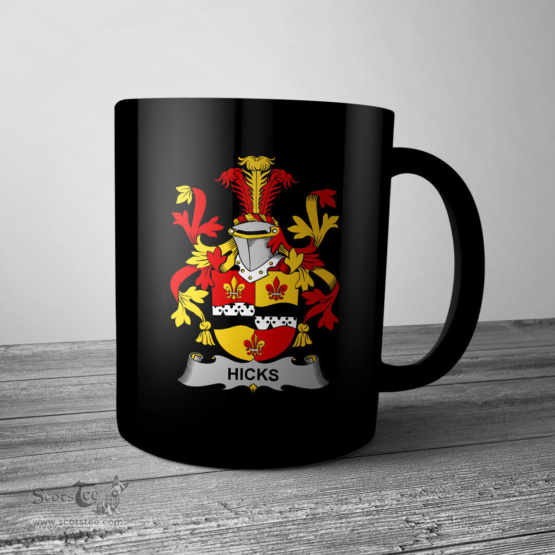 Irish Hicks Coat of Arms Family Crest Ireland Mug Irish Mug