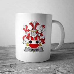 Irish Tonson Coat of Arms Family Crest Ireland Mug Irish Mug