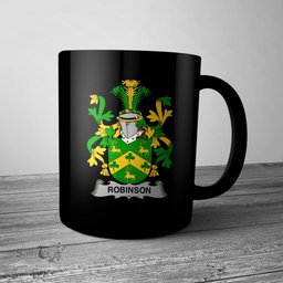 Irish Robinson Coat of Arms Family Crest Ireland Mug Irish Mug