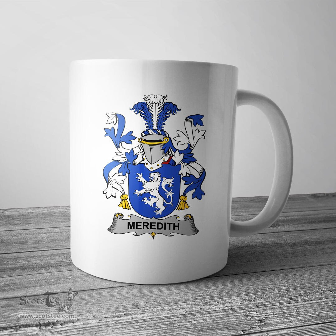 Irish Meredith Coat of Arms Family Crest Ireland Mug Irish Mug