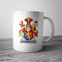 Irish Wormington Coat of Arms Family Crest Ireland Mug Irish Mug