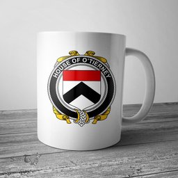 Irish House of O TIERNEY Coat of Arms Family Crest Ireland Mug Irish Mug
