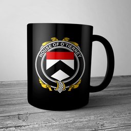 Irish House of O TIERNEY Coat of Arms Family Crest Ireland Mug Irish Mug