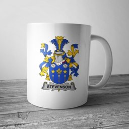 Irish Stevenson Coat of Arms Family Crest Ireland Mug Irish Mug