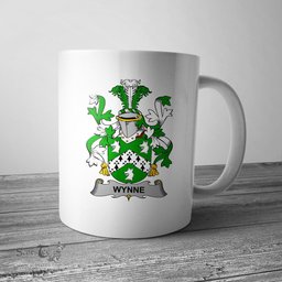 Irish Wynne Coat of Arms Family Crest Ireland Mug Irish Mug