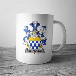 Irish Ticheborne Coat of Arms Family Crest Ireland Mug Irish Mug