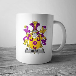 Irish Begg Coat of Arms Family Crest Ireland Mug Irish Mug