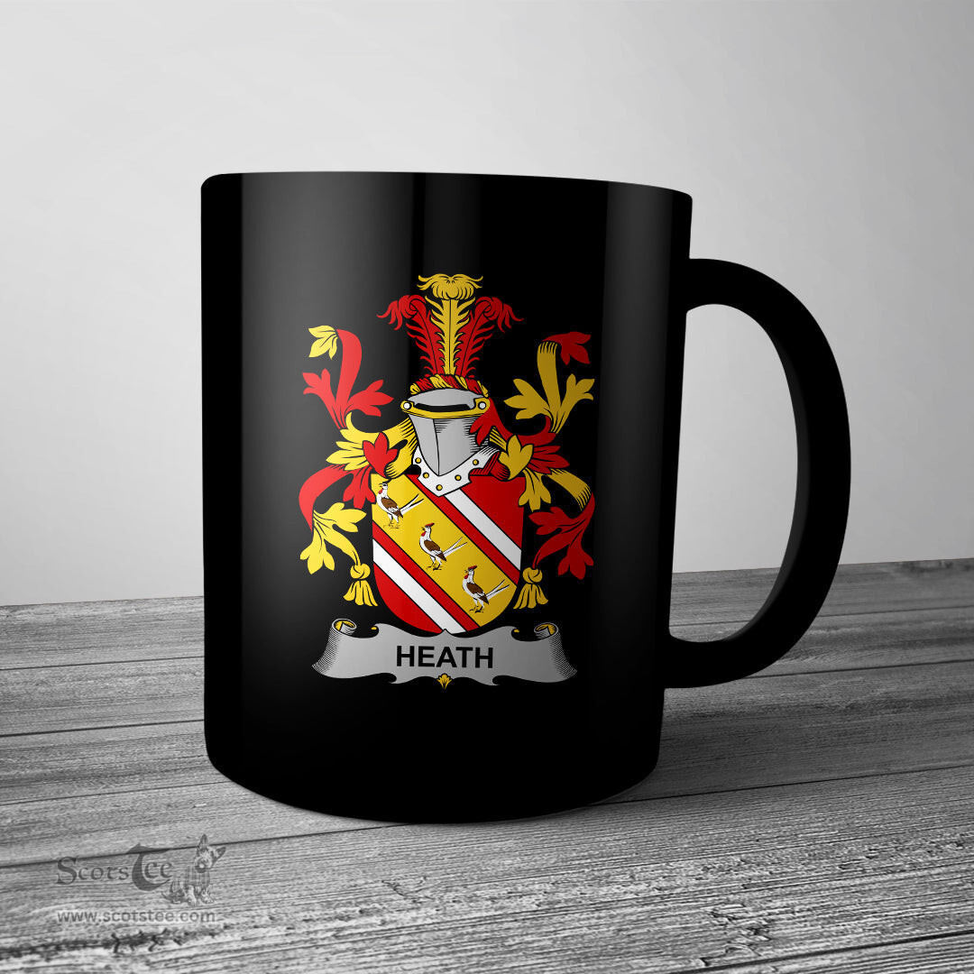 Irish Heath Coat of Arms Family Crest Ireland Mug Irish Mug