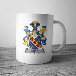 Irish Hunt Coat of Arms Family Crest Ireland Mug Irish Mug