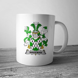 Irish Wakeman Coat of Arms Family Crest Ireland Mug Irish Mug