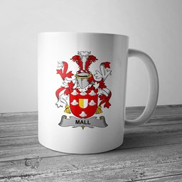 Irish Mall Coat of Arms Family Crest Ireland Mug Irish Mug