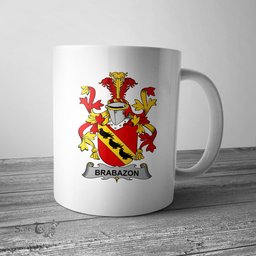 Irish Brabazon Coat of Arms Family Crest Ireland Mug Irish Mug