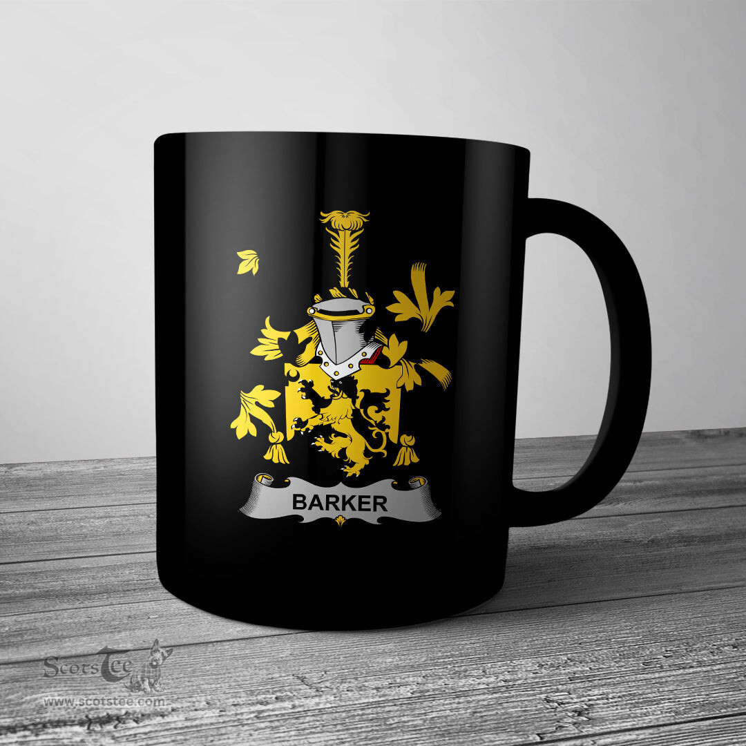 Irish Barker Coat of Arms Family Crest Ireland Mug Irish Mug