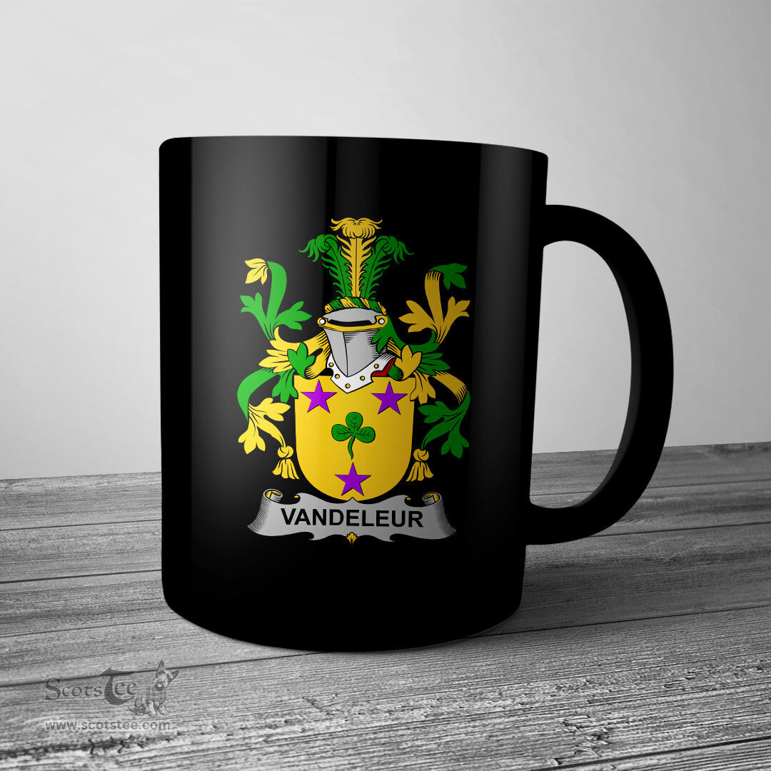 Irish Vandeleur Coat of Arms Family Crest Ireland Mug Irish Mug