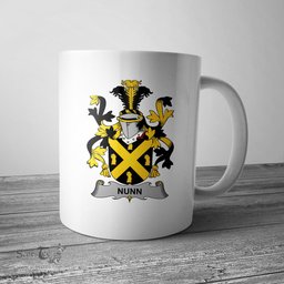 Irish Nunn Coat of Arms Family Crest Ireland Mug Irish Mug