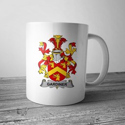 Irish Gardiner Coat of Arms Family Crest Ireland Mug Irish Mug