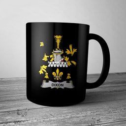 Irish Dixon Coat of Arms Family Crest Ireland Mug Irish Mug