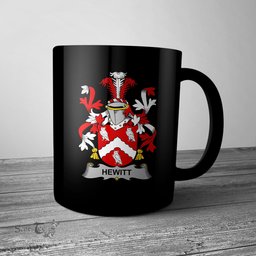 Irish Hewitt Coat of Arms Family Crest Ireland Mug Irish Mug