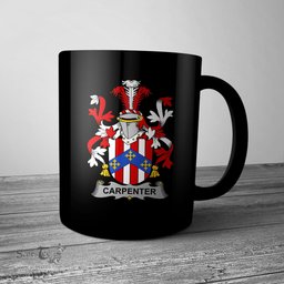 Irish Carpenter Coat of Arms Family Crest Ireland Mug Irish Mug