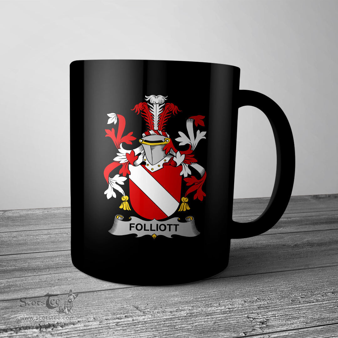 Irish Folliott Coat of Arms Family Crest Ireland Mug Irish Mug