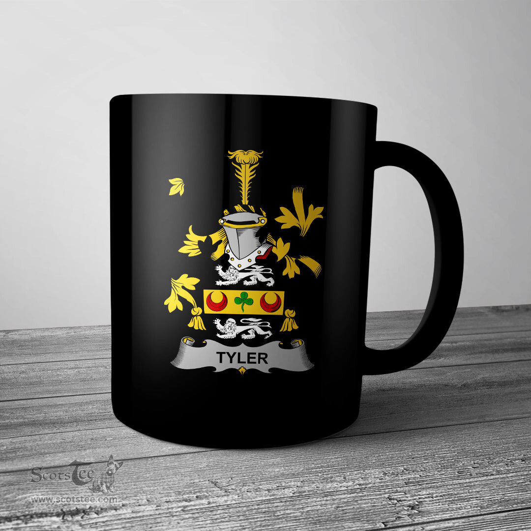 Irish Tyler Coat of Arms Family Crest Ireland Mug Irish Mug