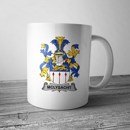 Irish McLysacht or Lysacht Coat of Arms Family Crest Ireland Mug Irish Mug