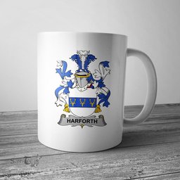 Irish Harforth Coat of Arms Family Crest Ireland Mug Irish Mug