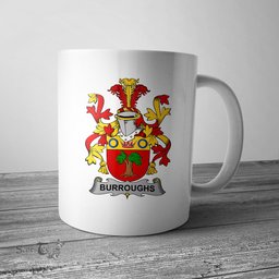 Irish Burroughs Coat of Arms Family Crest Ireland Mug Irish Mug