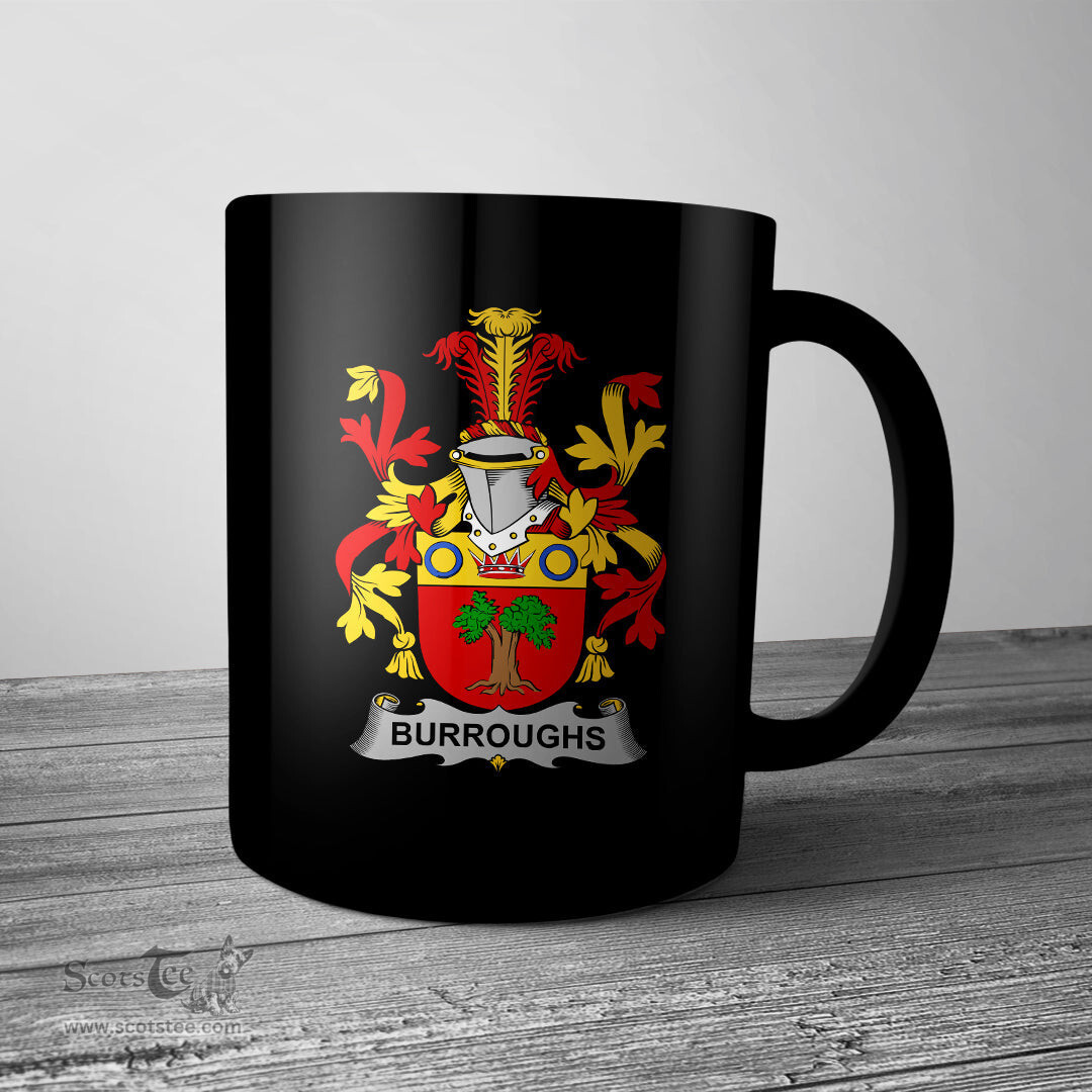 Irish Burroughs Coat of Arms Family Crest Ireland Mug Irish Mug