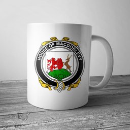 Irish House of MACDONLEVY Coat of Arms Family Crest Ireland Mug Irish Mug