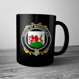 Irish House of MACDONLEVY Coat of Arms Family Crest Ireland Mug Irish Mug