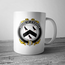 Irish House of O KIRWAN Coat of Arms Family Crest Ireland Mug Irish Mug