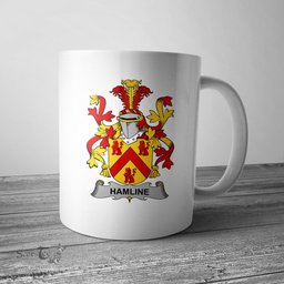 Irish Hamline Coat of Arms Family Crest Ireland Mug Irish Mug