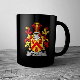 Irish Hamline Coat of Arms Family Crest Ireland Mug Irish Mug